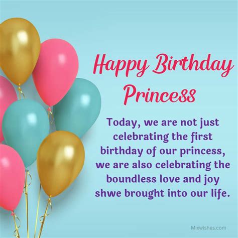50 Heartfelt Birthday Wishes For Princess Quotes And Images