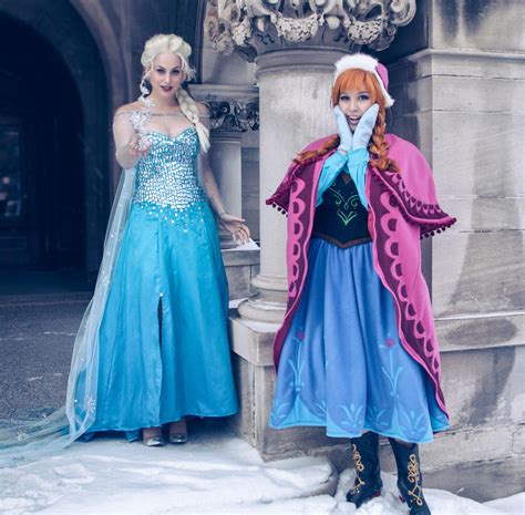 Anna And Elsa Cosplay Frozen By Lisa Lou Who On Deviantart