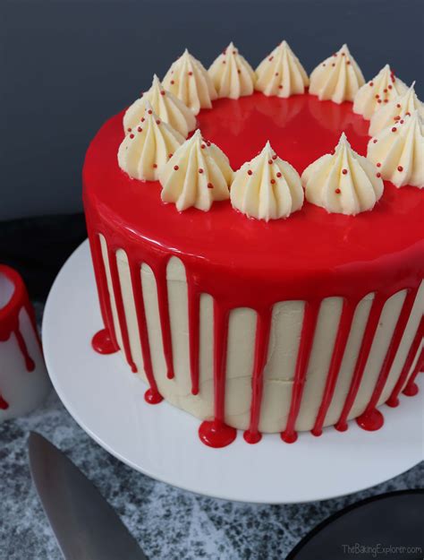 Halloween Red Velvet Drip Cake The Baking Explorer