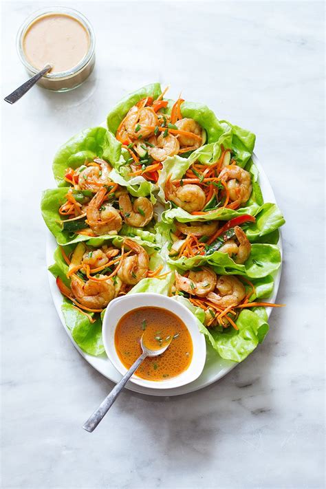 Shrimp Lettuce Wraps Recipe — Eatwell101