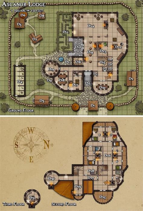 Fantasy City Map Fantasy Games Dungeons And Dragons Floorplan