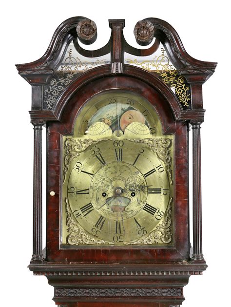 George Iii Mahogany Longcase Clock By William Taylor Of Whitehaven