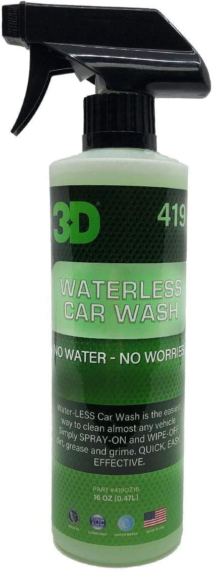 3d Waterless Car Wash Spray On Easy Express Clean Environmentally