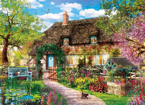 Clementoni 39520 The Old Cottage Dominic Davison 1000 Piece