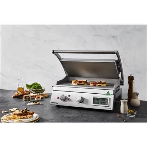 Roband Slice Grill Station Smooth Plate With Electronic Timer