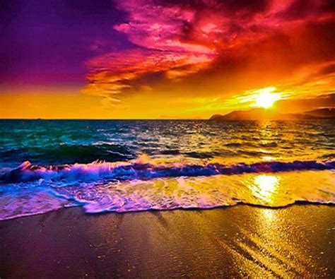 Sunrise On Shore Sunrise And Sunsets Pinterest