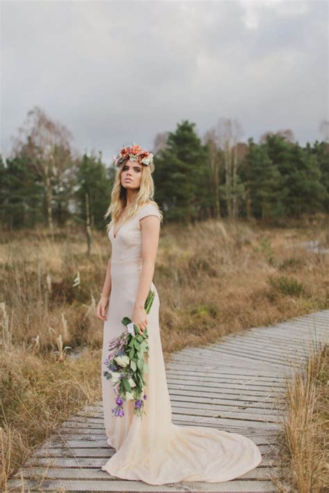 When incorporated into a wedding gown, this light and airy hue offers just the right amount of uniqueness without being improperly distracting. Ultimate Boho Wedding Dresses: The Bohemian Bride