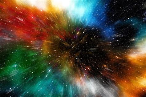 Galaxy Colorful Stars Nebula Warp Space Hd Wallpaper Peakpx