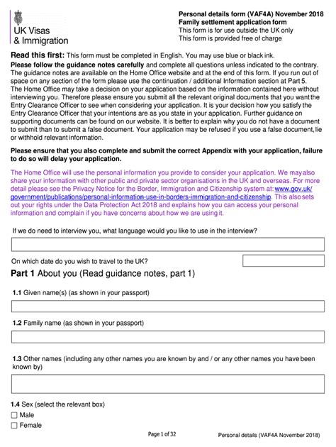 Here, we have broken down the concept in terms of definition, understanding, and importance of personal finance for you. 2018-2020 Form UK VAF4A Fill Online, Printable, Fillable ...