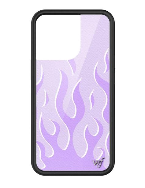 Wildflower Lavender Flames Iphone 13 Pro Case Wildflower Cases