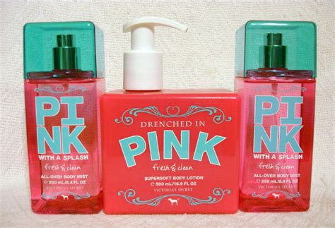 Victorias Secret Pink Fresh And Clean Body Mist X 2 Super
