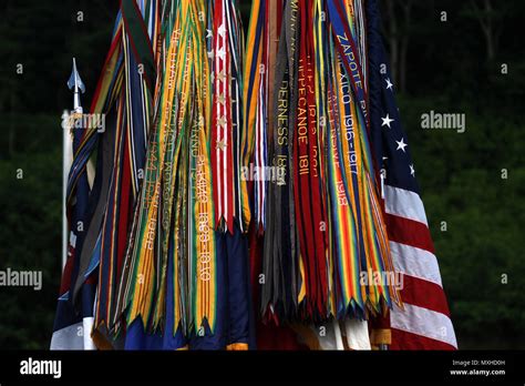 The Battle Streamers From The Us Coast Guard 14th District Us