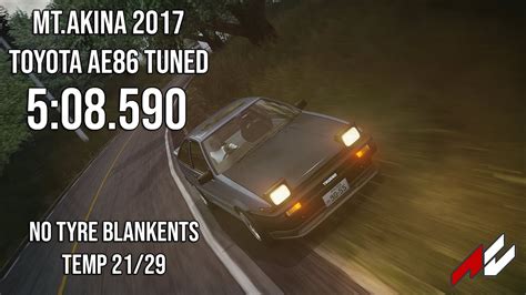 Mt Akina Downhill 5 08 590 AE86 Tuned Assetto Corsa YouTube