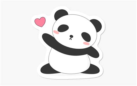 Kawaii Cute Panda Bear Panda Drawing Easy Cute Transparent Cartoon