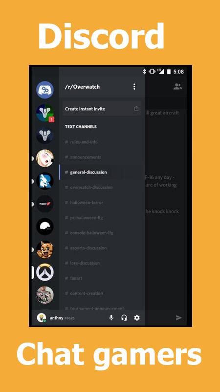Guide For Discord Chat For Gamers Apk Pour Android Télécharger