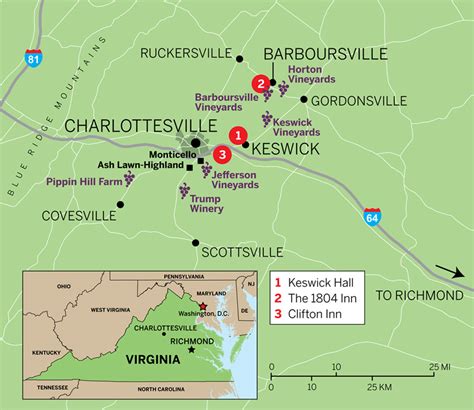 Virginia Wine Map
