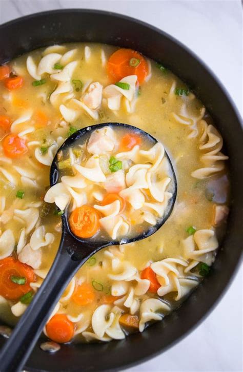 Easy Homemade Chicken Noodle Soup One Pot One Pot Recipes