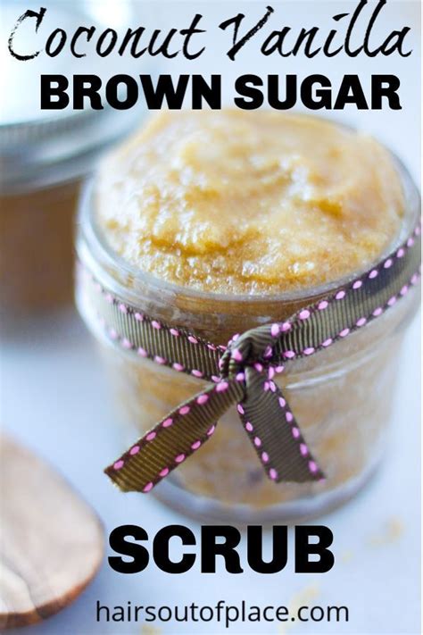 Vanilla Brown Sugar Scrub With Coconut Oil Sugar Scrub Homemade