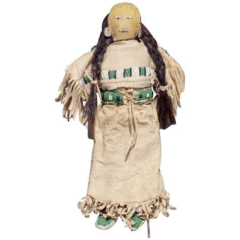 antique native american doll sioux plains indian 19th century for sale