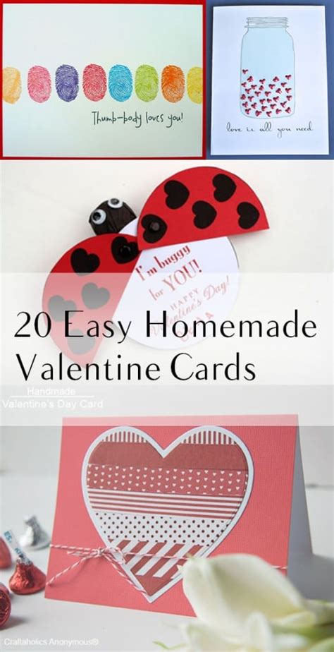 Easy Homemade Valentine Cards How To Build It