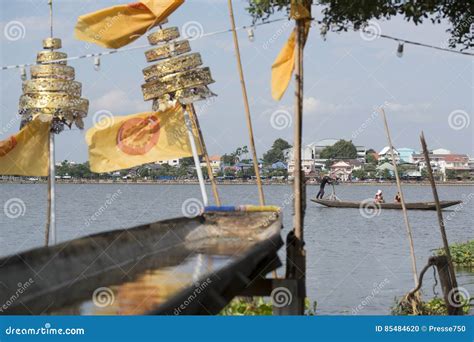Thailand Phayao Lake Wat Tiloke Aram Island Editorial Image Image Of