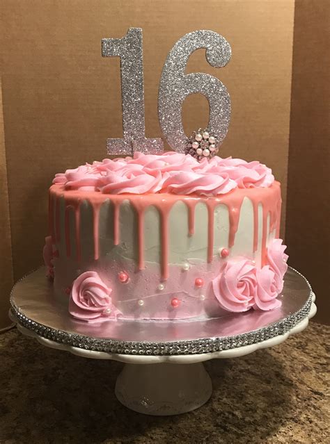 Birthday Cake Ideas For Sweet 16 Alittlecake 16th Sixteen The Art Of Images