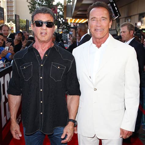 Sly And Arnold Talk Rivalry E Online