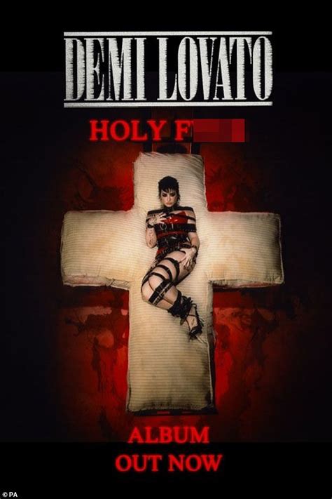 Demi Lovato Album Poster Is Banned For Being Offensive To Christians