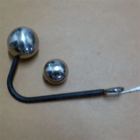 Electric Shock Stainless Steel Prostate Stimulation Electrode Hook Anal