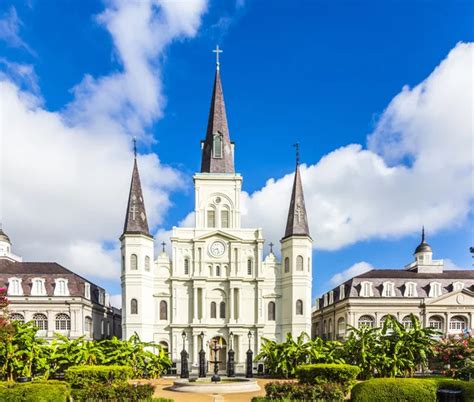 Beautiful Saint Louis Cathedral In The French Quarter In New Orl