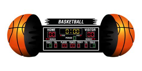 Basketball Scoreboard Illustrations Royalty Free Vector Graphics