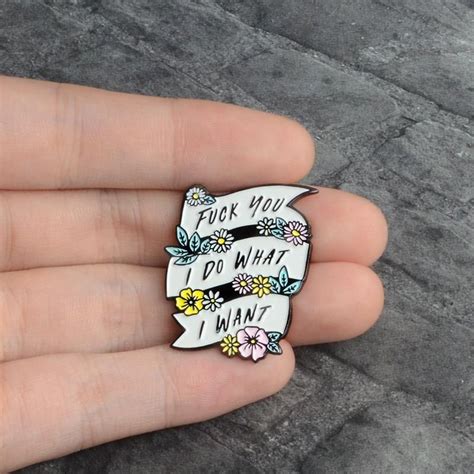 I Do What I Want Pin Enamel Pins Pin Pin And Patches