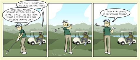 golf amazingsuperpowers lie marriage wife golf comics funny comics and strips