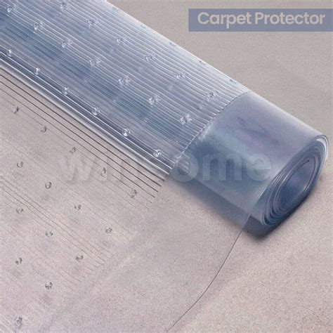 Vinyl Clear Plastic Heavy Duty Carpet Floor Mat Protector Runner Roll