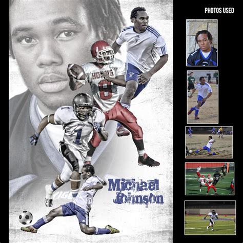 Custom Profesional Sports Poster Collage For Any Sport Team Or Etsy