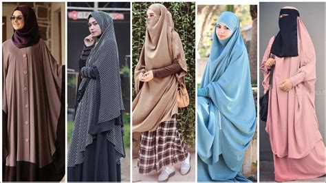 simple abaya and hijab designs comfertable abaya hijab styles youtube