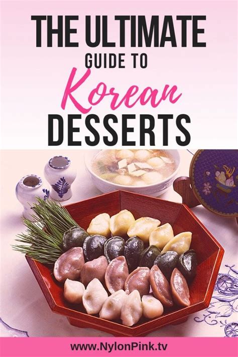 The Ultimate Guide To Korean Desserts Nylon Pink