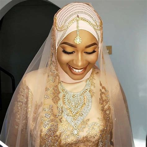 Black Muslim Brides Muslim Wedding Gown Nigerian Wedding Dress
