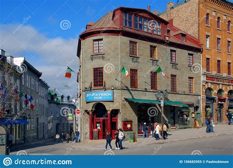 Historic Buildings In Old Quebec City Canada Editorial Image Image