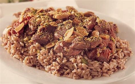 Ouzeh Lamb N Rice Recipe Lebanese Recipes