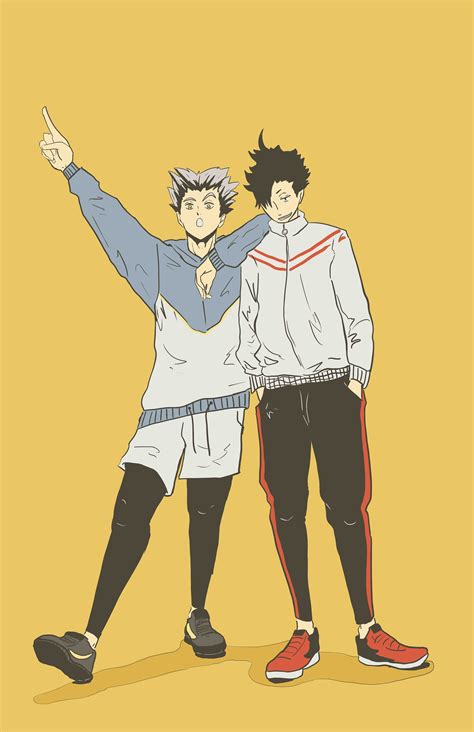 Kuroo Bokuto Print Etsy