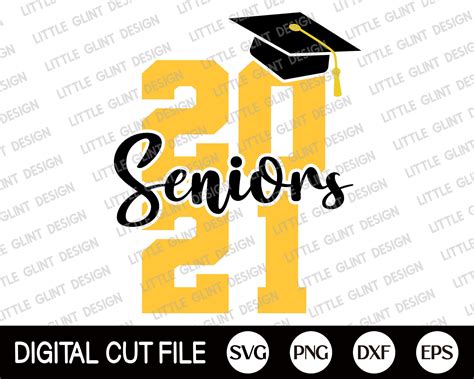 Senior 2021 Svg Graduation Svg Senior Svg Class Of 2021 Etsy