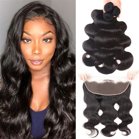 Body Wave Hair Weaves With X Lace Frontal West Kiss Hair