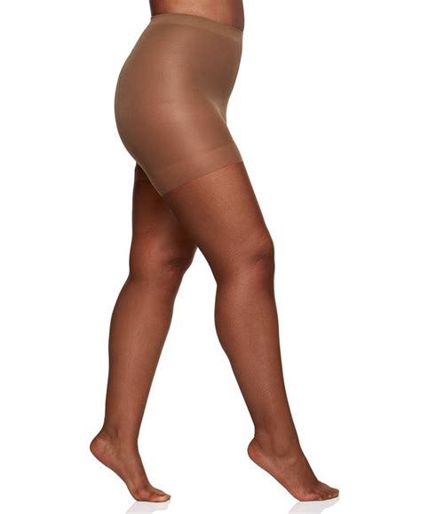 berkshire women s plus size ultra sheer control top pantyhose 4411 macy s