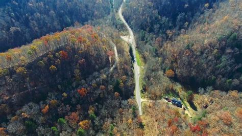 Fall In Wv Dingess Tunnel Fly Over Phantom 3 Pro November 2016 Youtube