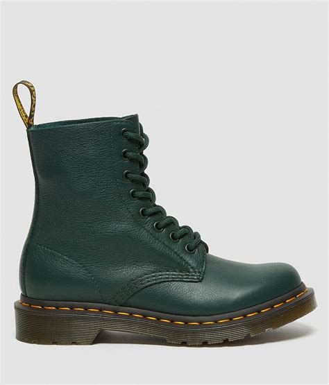Dr Martens 1460 Pascal Virginia Leather Boot Womens Shoes In Pine