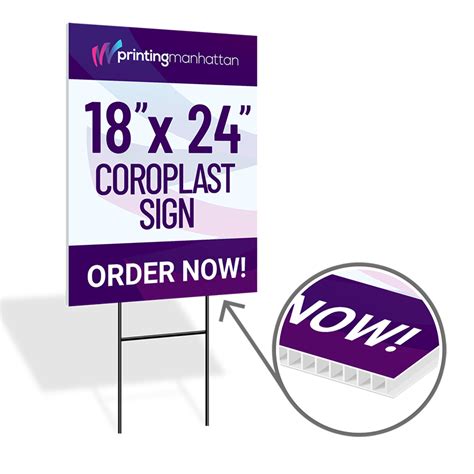 Coroplast Signs Large Format Printing Manhattan