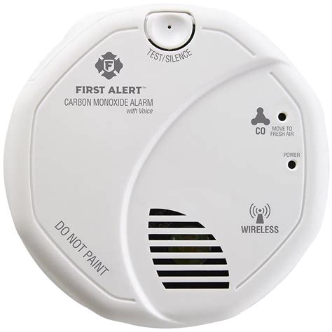 Wireless Interconnect Carbon Monoxide Alarm With Voice Alert Co511b