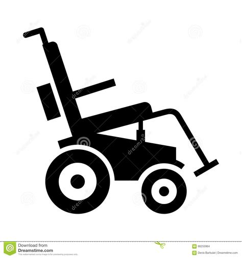 A Motorized Wheelchair Machine Vector Or Color Illustration