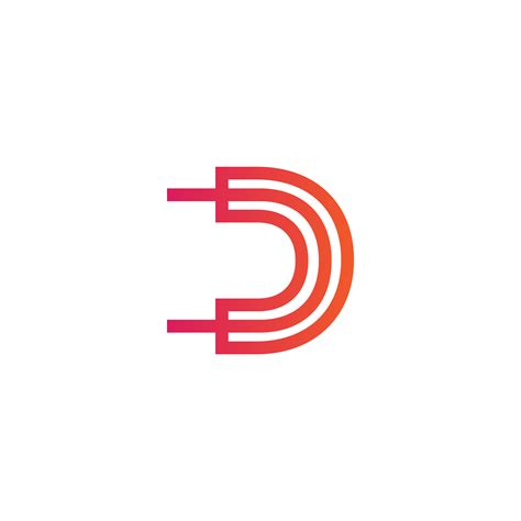 Letter D Creative Logo Template Vector Illustrator 616190 Download